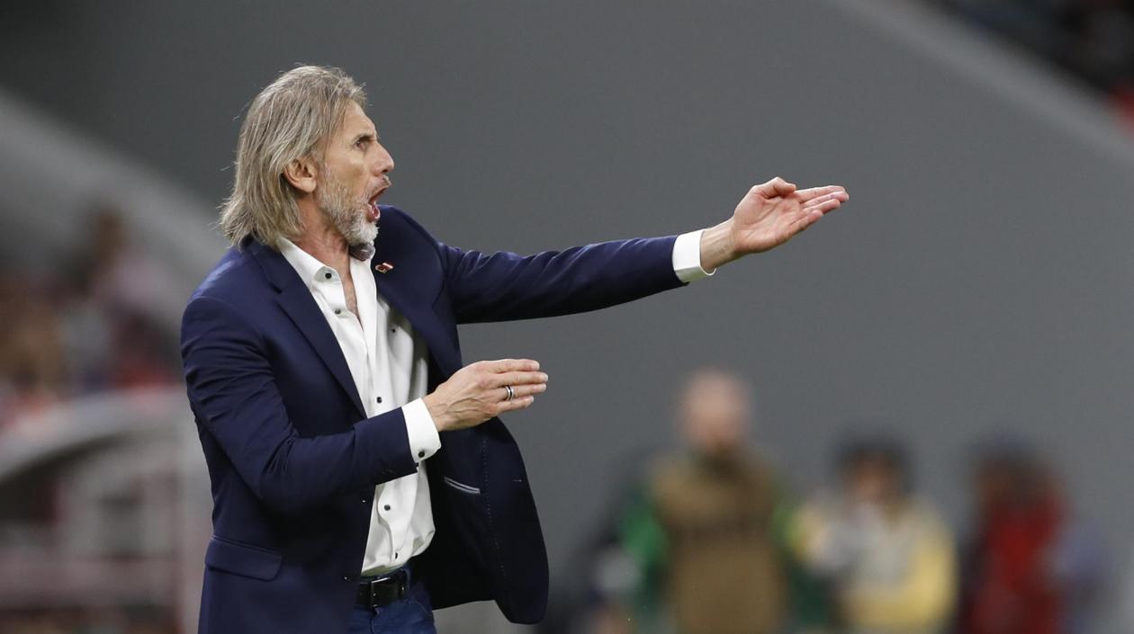 Ricardo Gareca, técnico de la Selección Perú. 