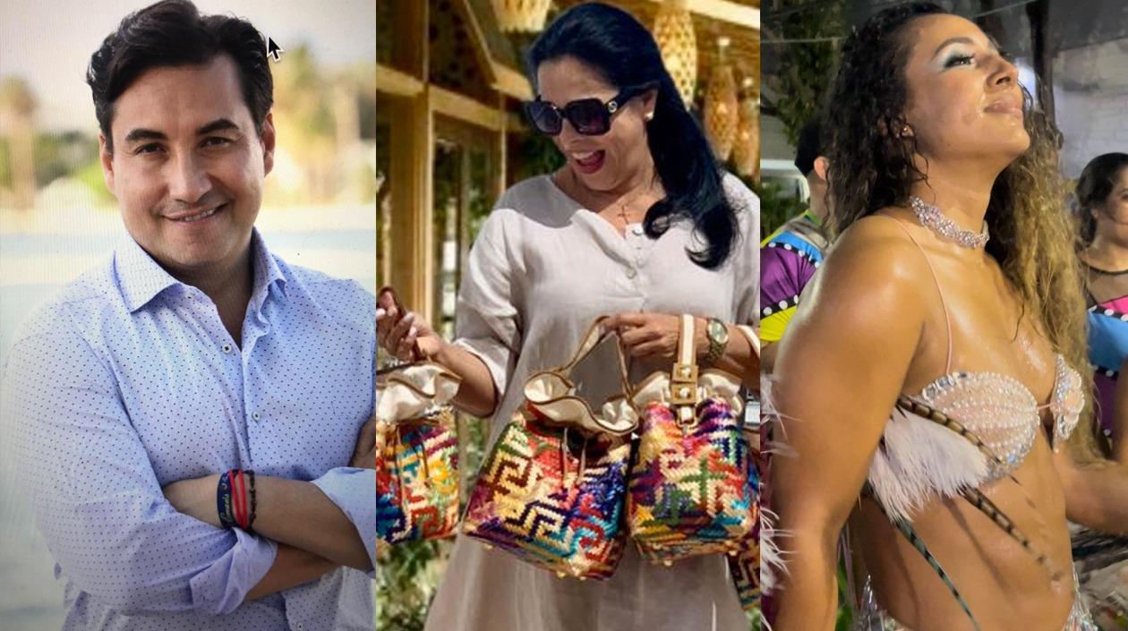 Lucho Borrego, María Claudia Fernández y Kelly Ríos