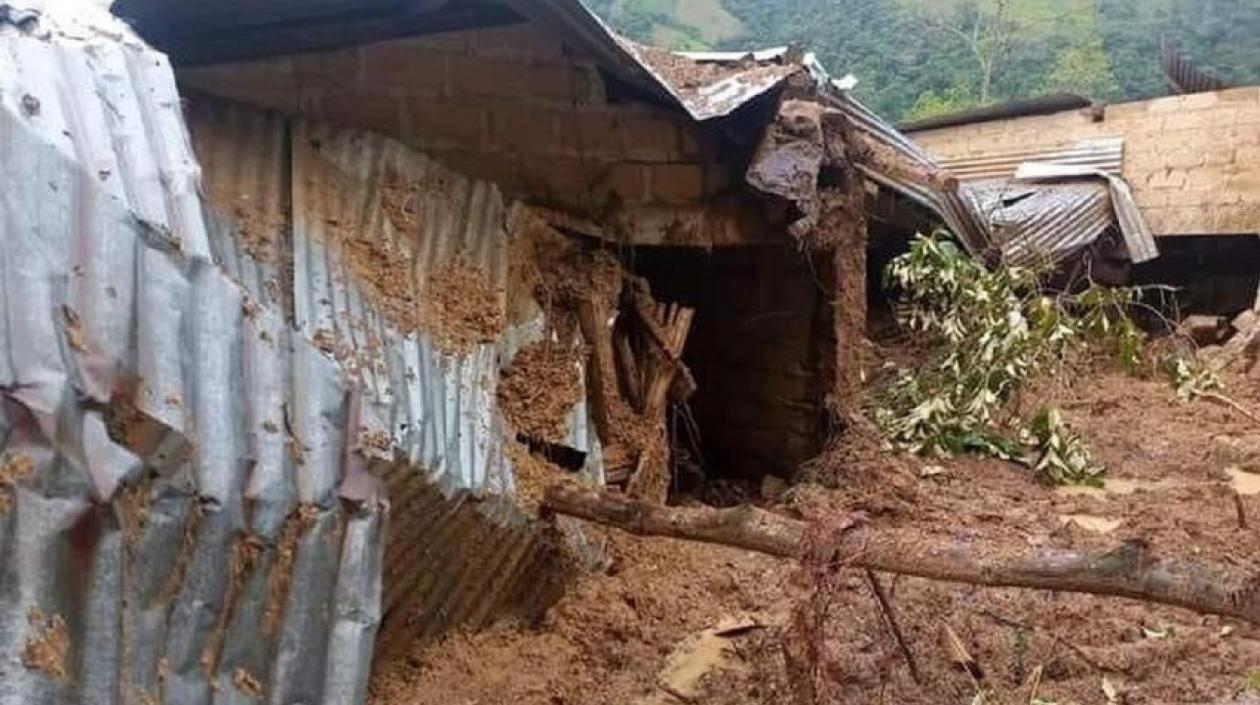 Vivienda donde ocurrió la tragedia.