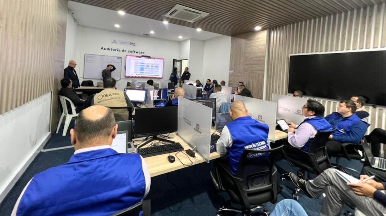 La jornada de hoy contó con auditoría del software de preconteo y escrutinio.