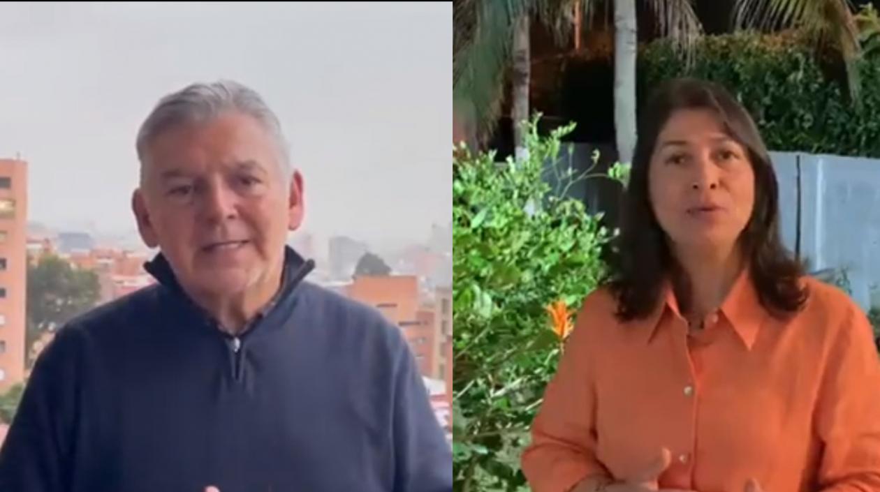 Jaime Alberto Cabal y Rosmery Quintero. presidentes de Fenalco y de Acopi.