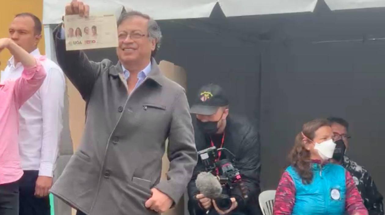 El candidato presidencial Gustavo Petro.