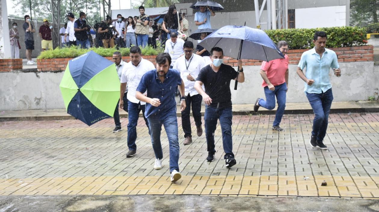 El Alcalde de Barranquilla, Jaime Pumarejo.