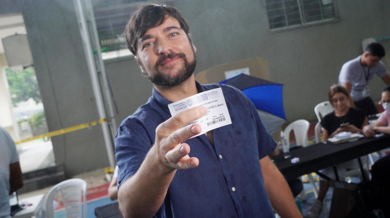 El Alcalde de Barranquilla, Jaime Pumarejo.