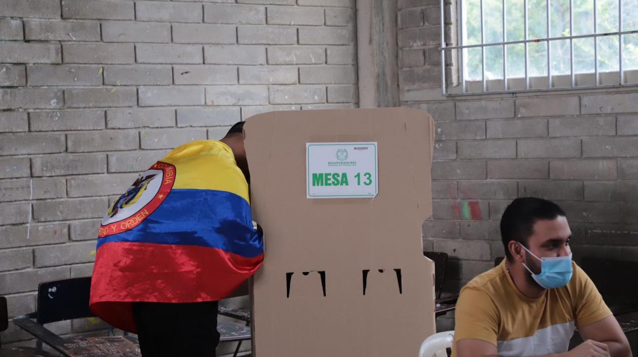 Votación en el suroccidente de Barranquilla.