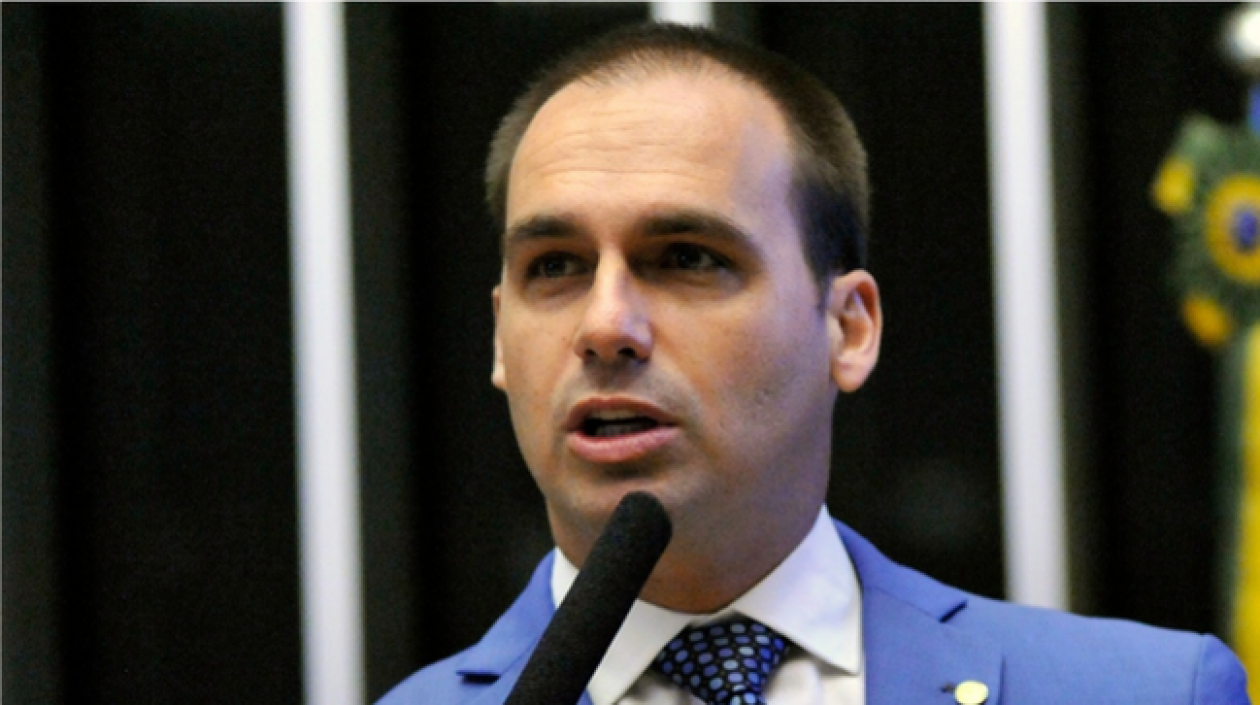 El diputado Eduardo Bolsonaro, uno hijos del gobernante.