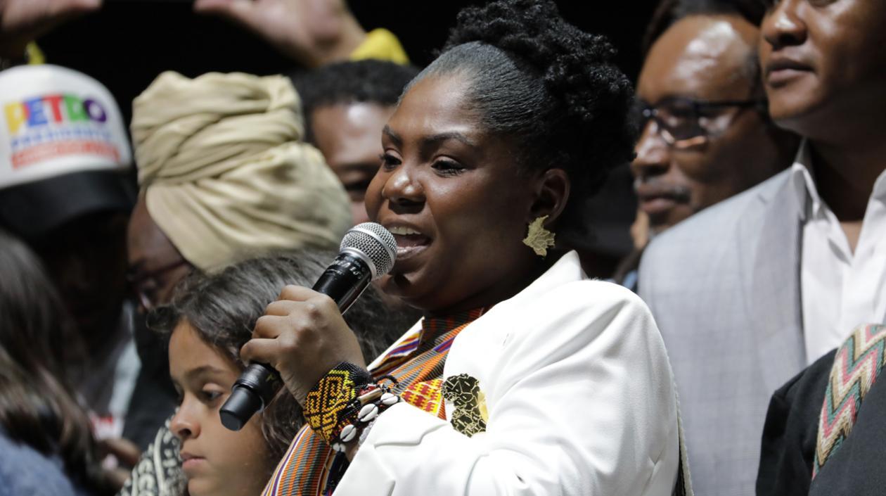 Francia Márquez, Vicepresidenta electa de Colombia.