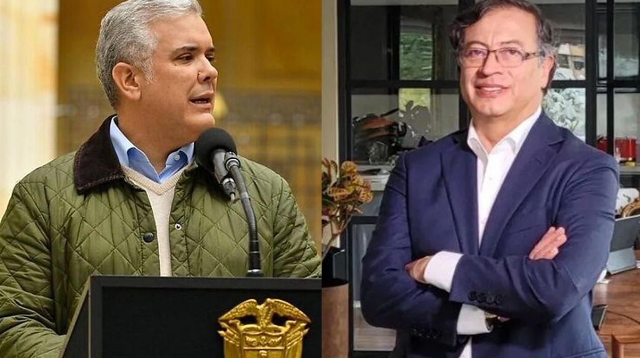 Iván Duque y Gustavo Petro