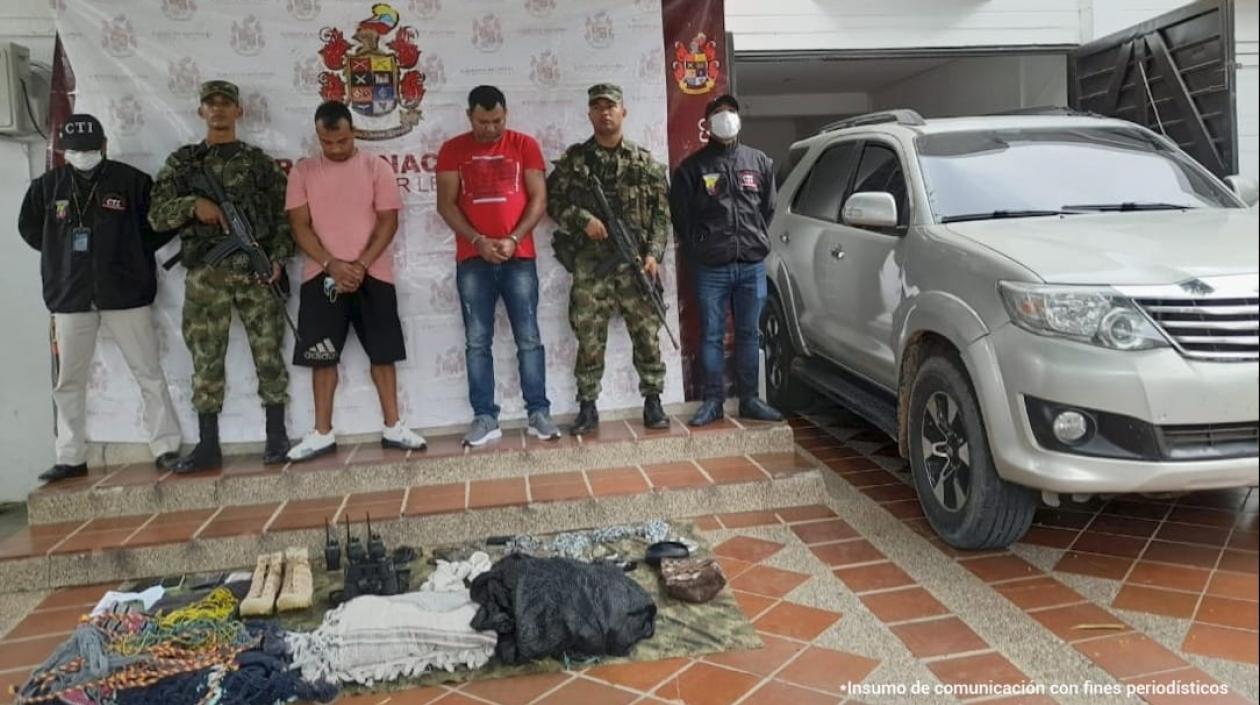 Presuntos responsables fueron capturados. 