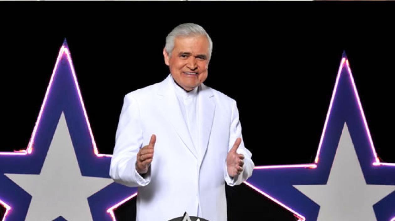 El presentador Jorge Barón.