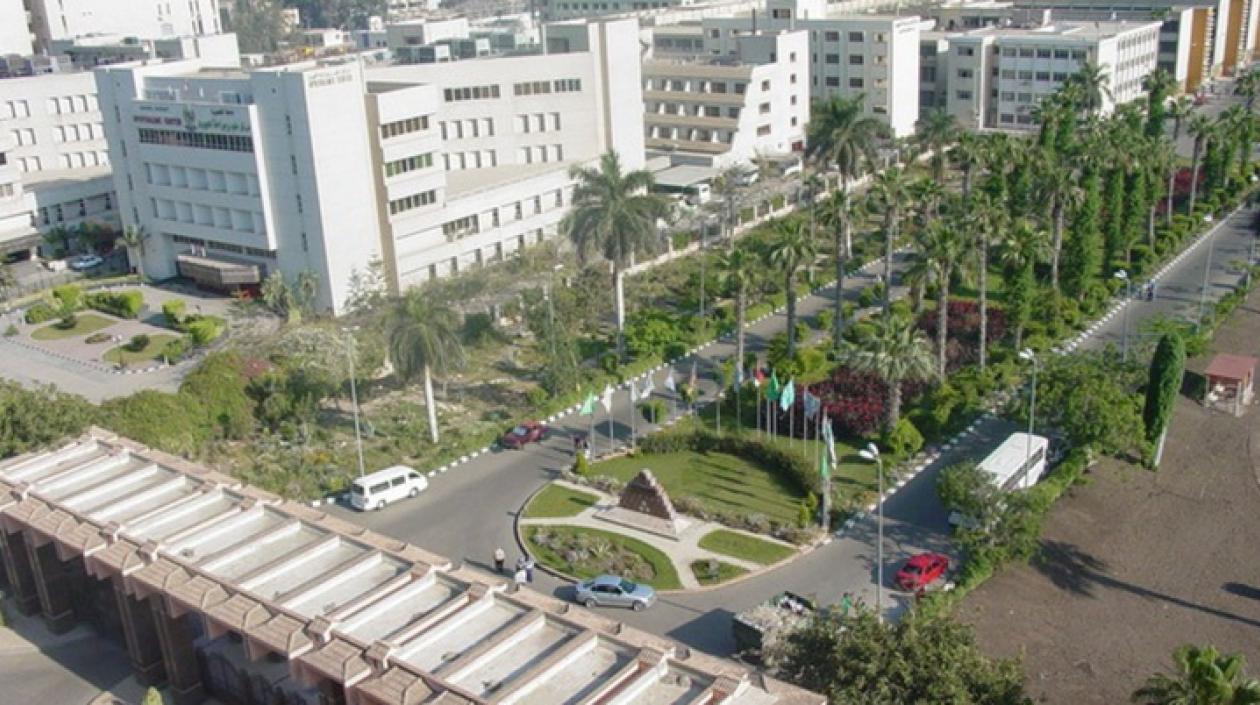 Universidad de Mansura, en El Cairo, en donde ocurrió el trágico hecho.