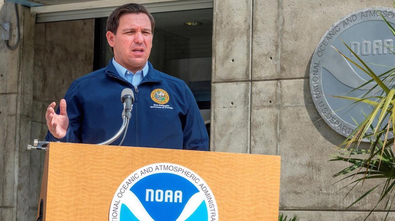 El gobernador de Florida, Ron DeSantis.