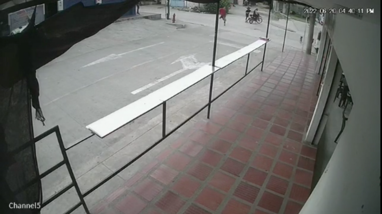 Momento del homicidio.