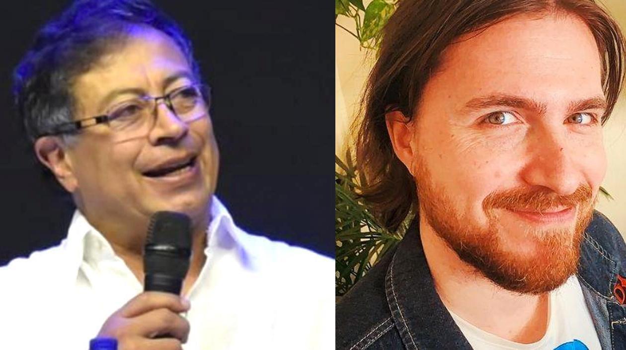 Gustavo Petro y su homónimo brasileño Gustavo Petró
