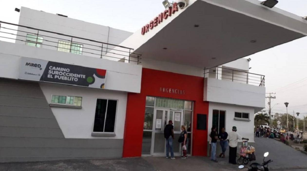 La mujer fue trasladada al Camino El Pueblo. 