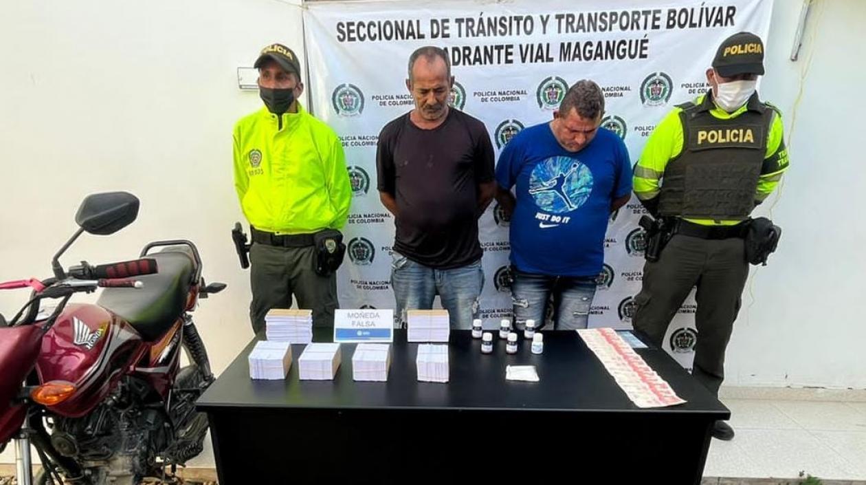 Los dos capturados quedaron a disposición de la Fiscalía. 