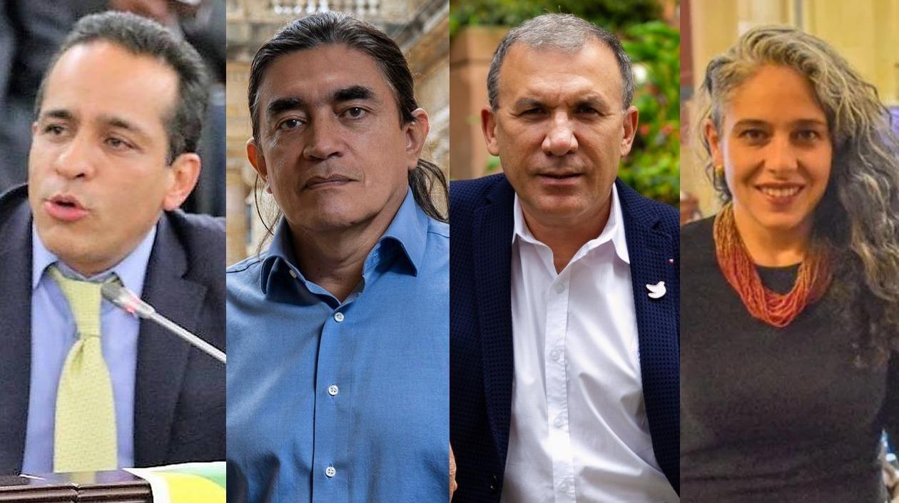 Los protagonistas de la división en Colombia Humana.