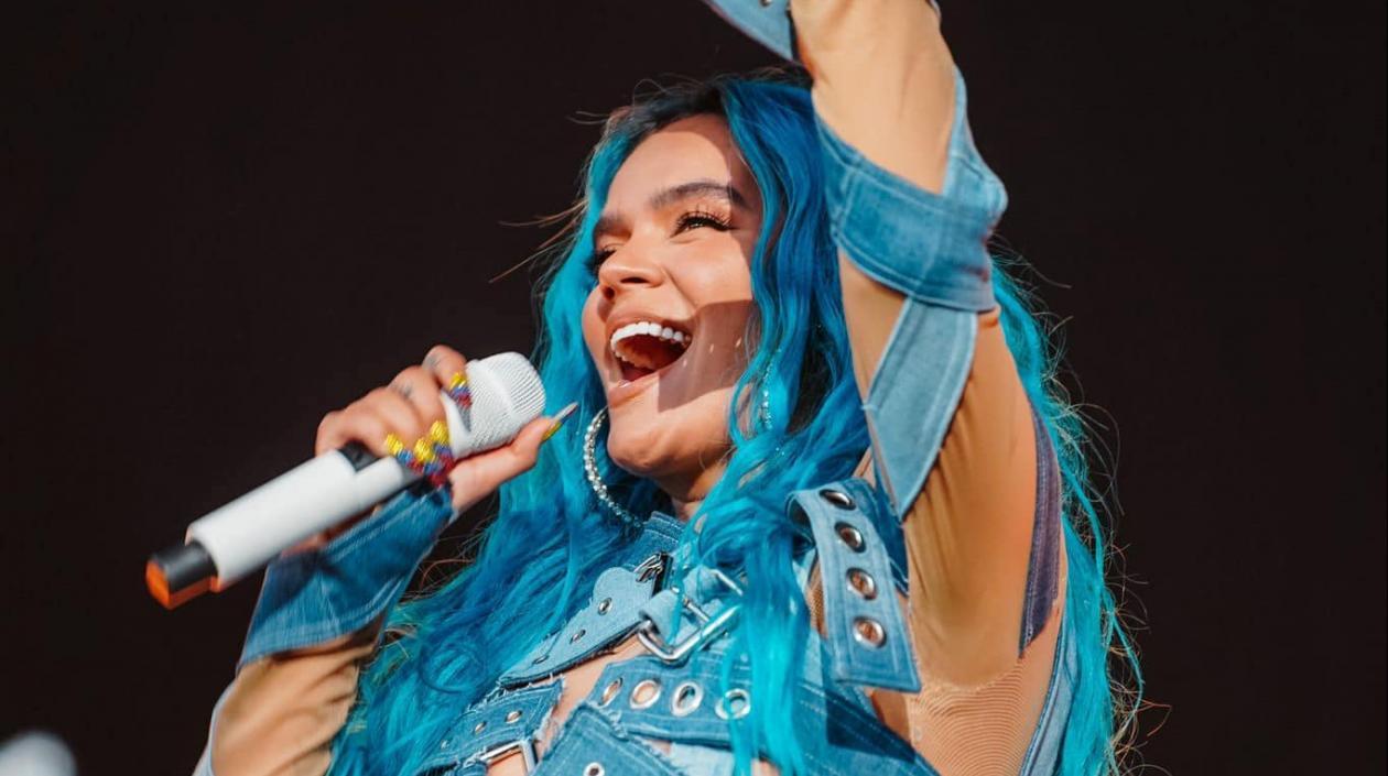 La artista colombiana Karol G.