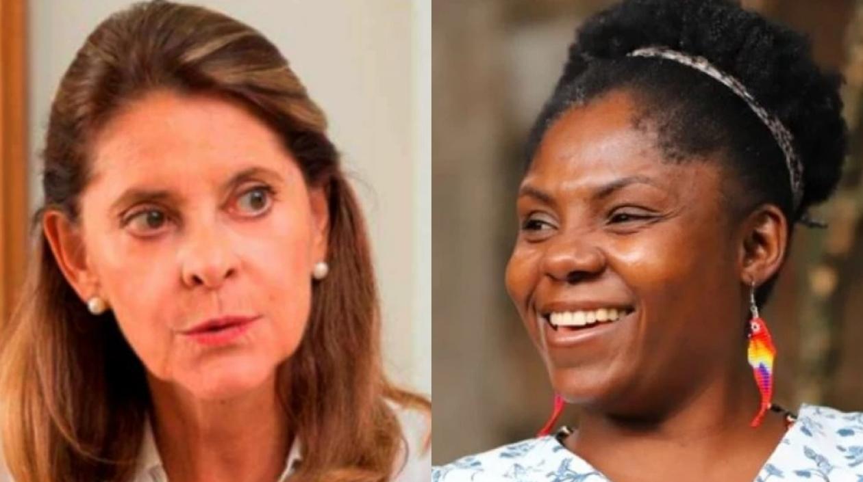 Marta Lucía Ramírez y Francia Márquez.