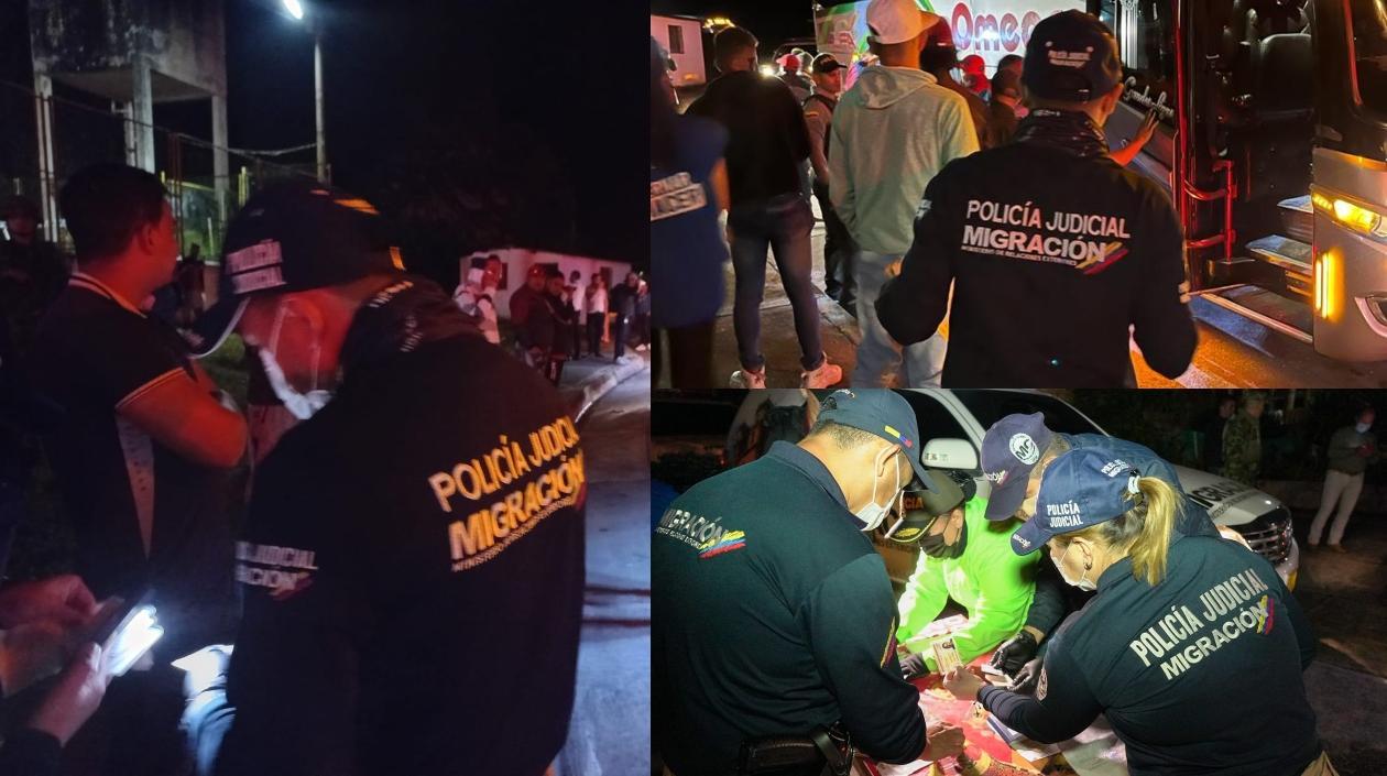 Imágenes del operativo.