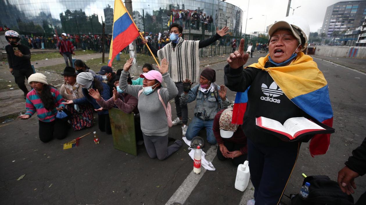 Las protestas en Ecuador completaron este viernes 12 días.
