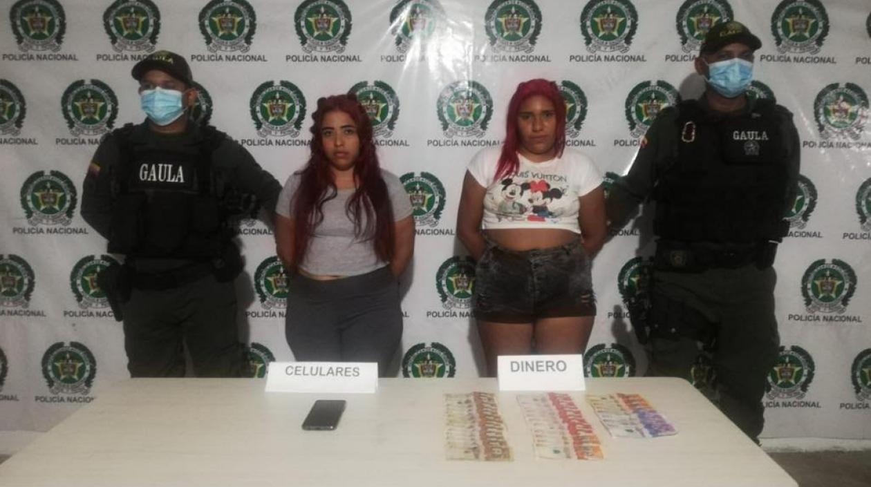 Capturadas por Extorsión