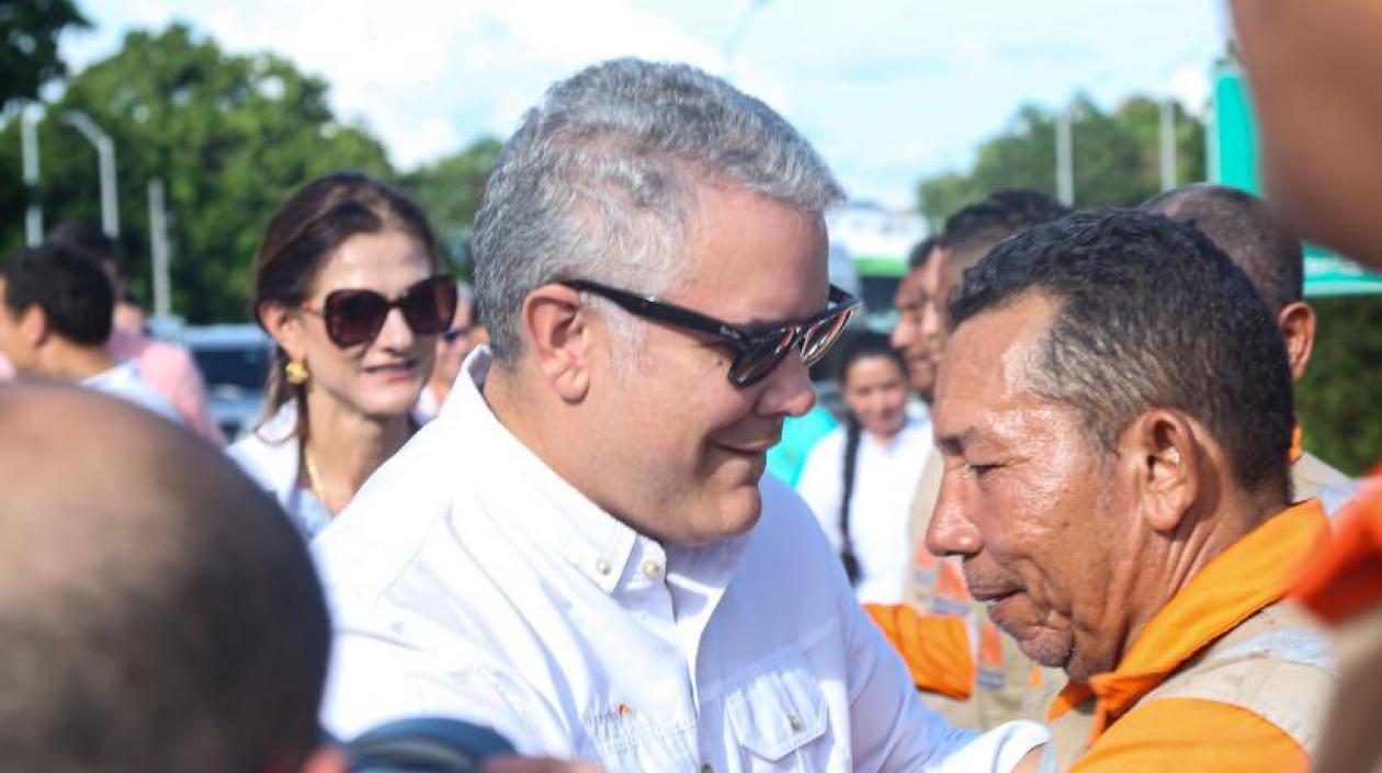 Iván Duque en Caucasia.