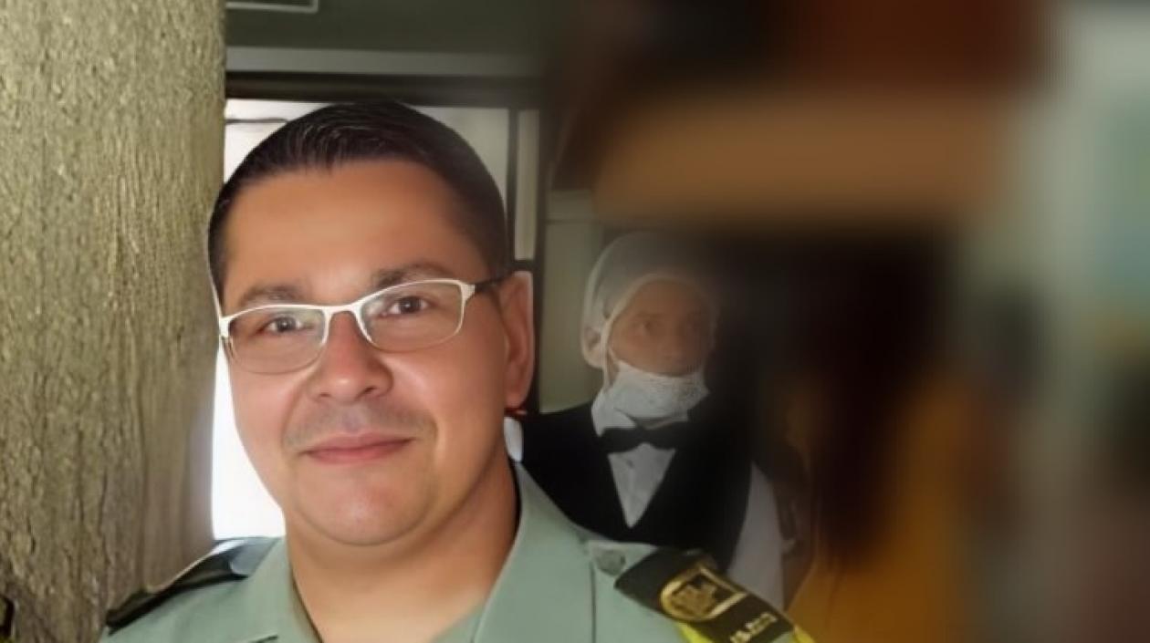 Ovidio José Ortiz Alcázar, policía fallecido. 