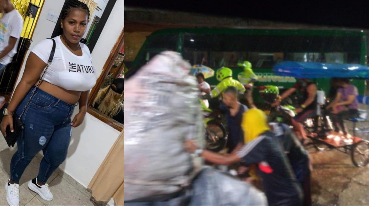 Candelaria Sarabia González murió tras ser arrollada por este bus de Coolitoral. 