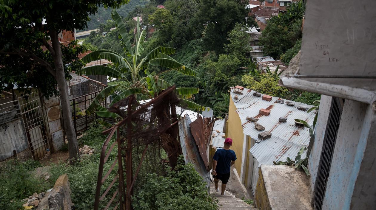 Barrio "Horizonte" de Caracas, con alta taza población colombiana.