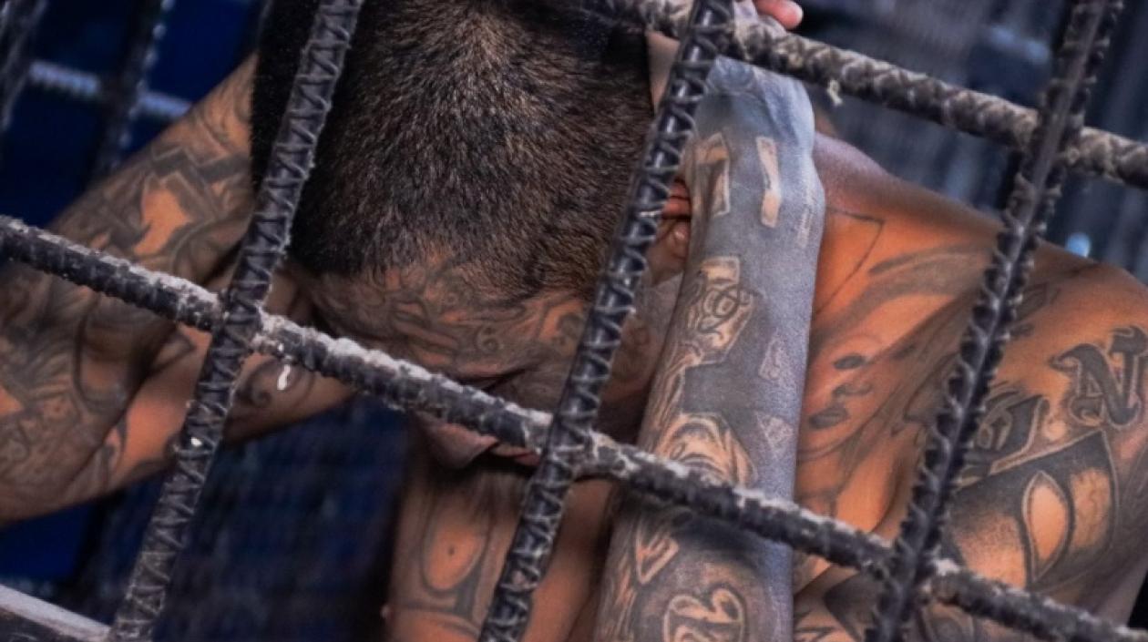 Uno de los señalados pandilleros que permanece en cárceles de El Salvador.