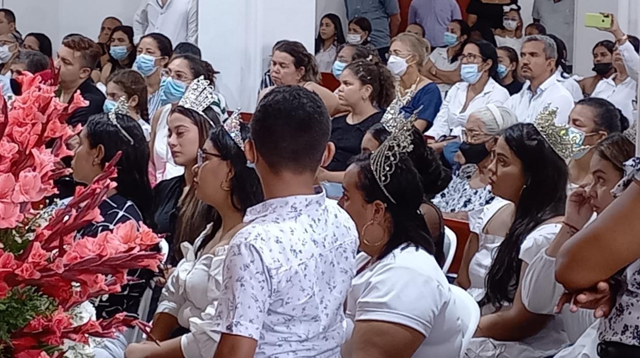 Te deum por Yanine en la Iglesia San Juan Bautista