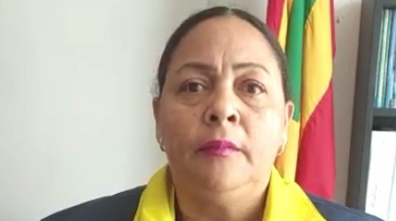 Ana Saltarín, Jefe de la Oficina de Gestión del Riesgo.