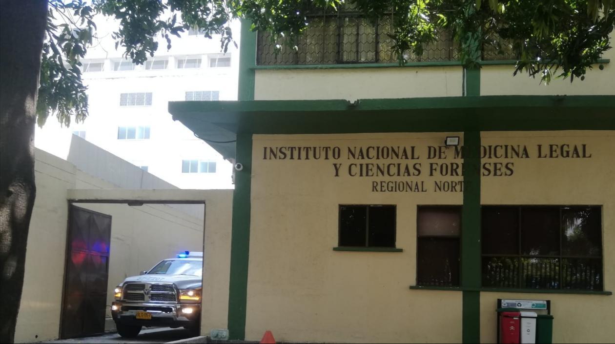 Fachada de Medicina Legal de Barranquilla.