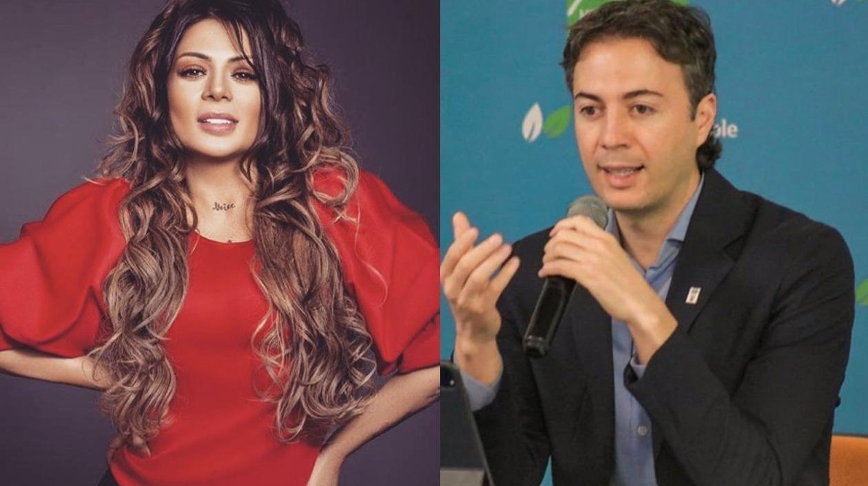 Marbelle y el Alcalde de Medellín, Daniel Quintero.