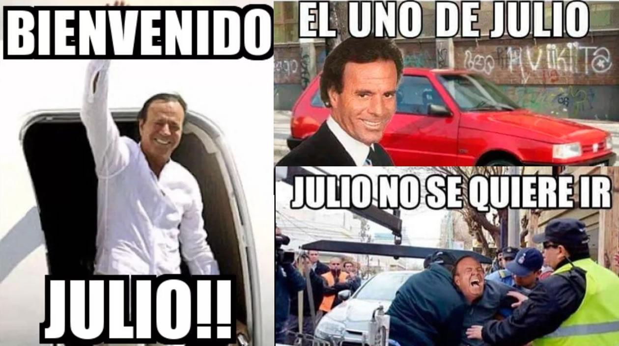 Algunos de los memes de Julio Iglesias.