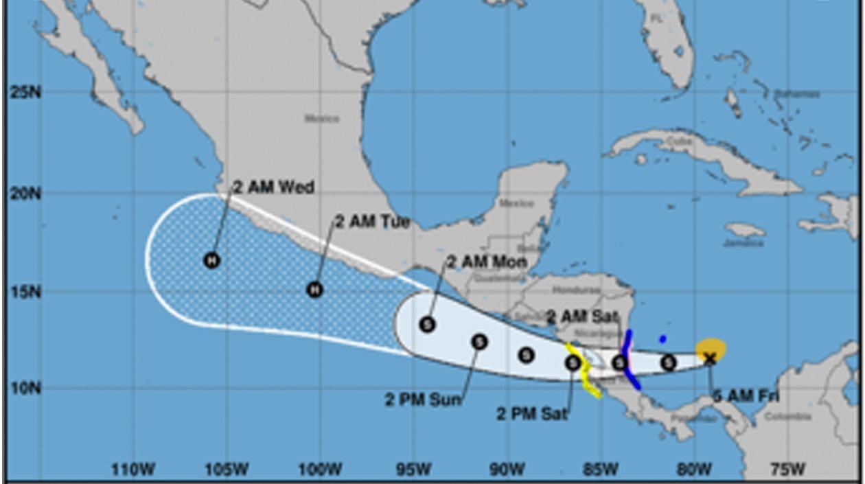 Potencial ciclónico "Dos"