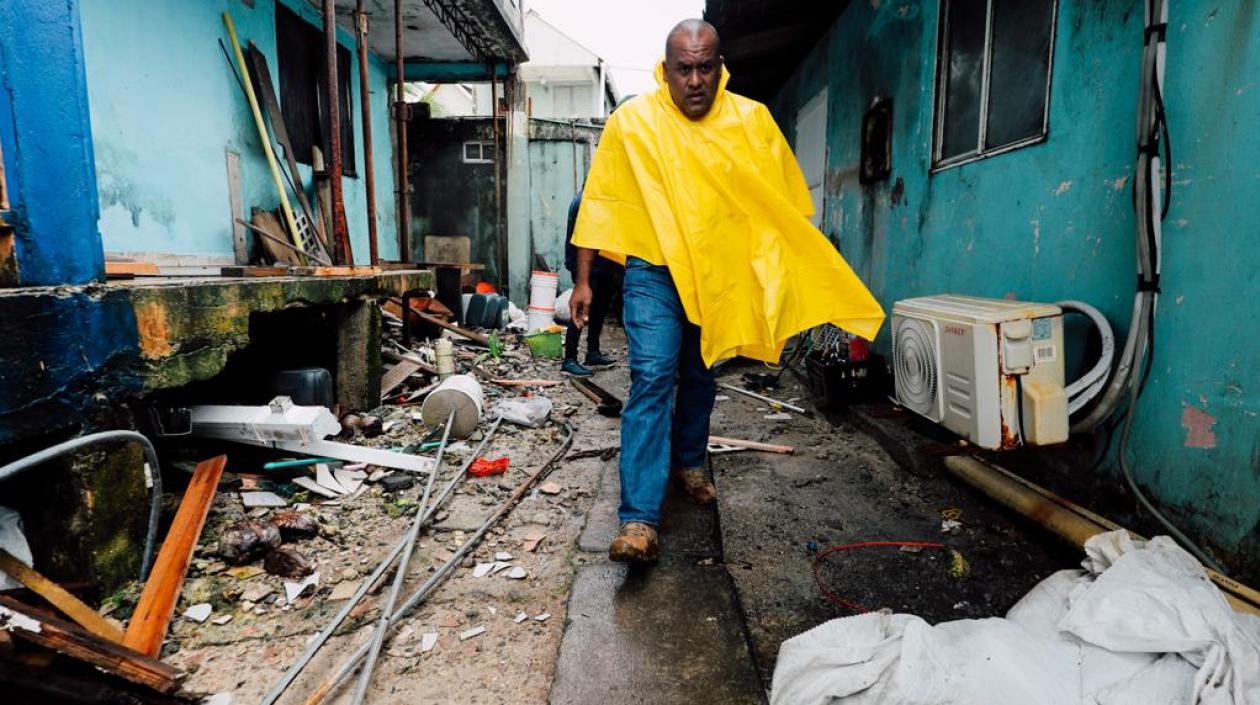 San Andrés siente el impacto de la tormenta tropical Bonnie