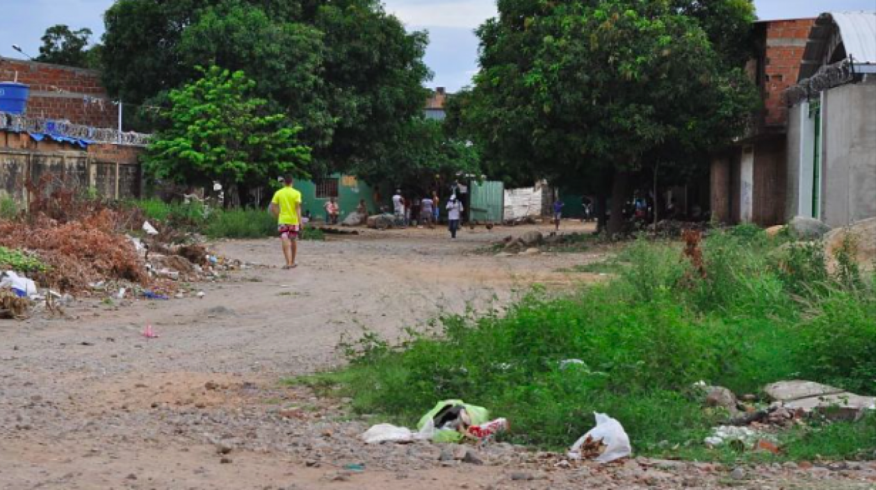 En esta cuadra se habrían presentado los hechos en Valledupar.