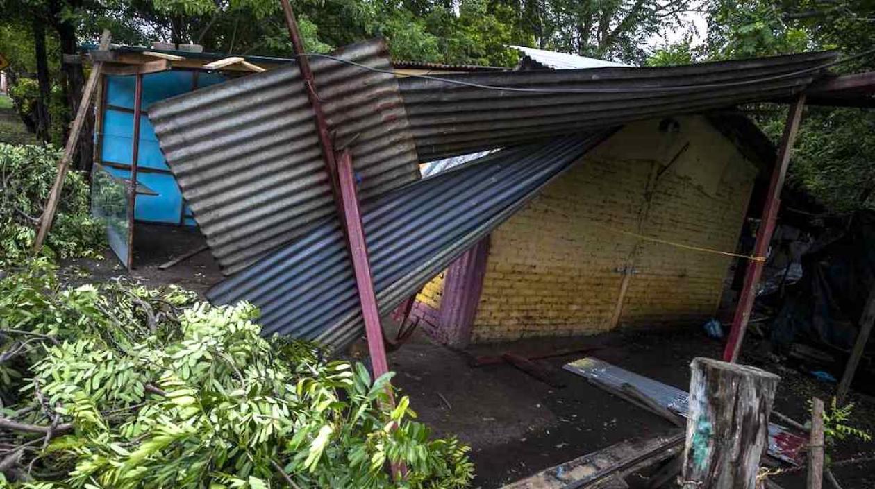 Estragos dejados por 'Bonnie' en Nicaragua.