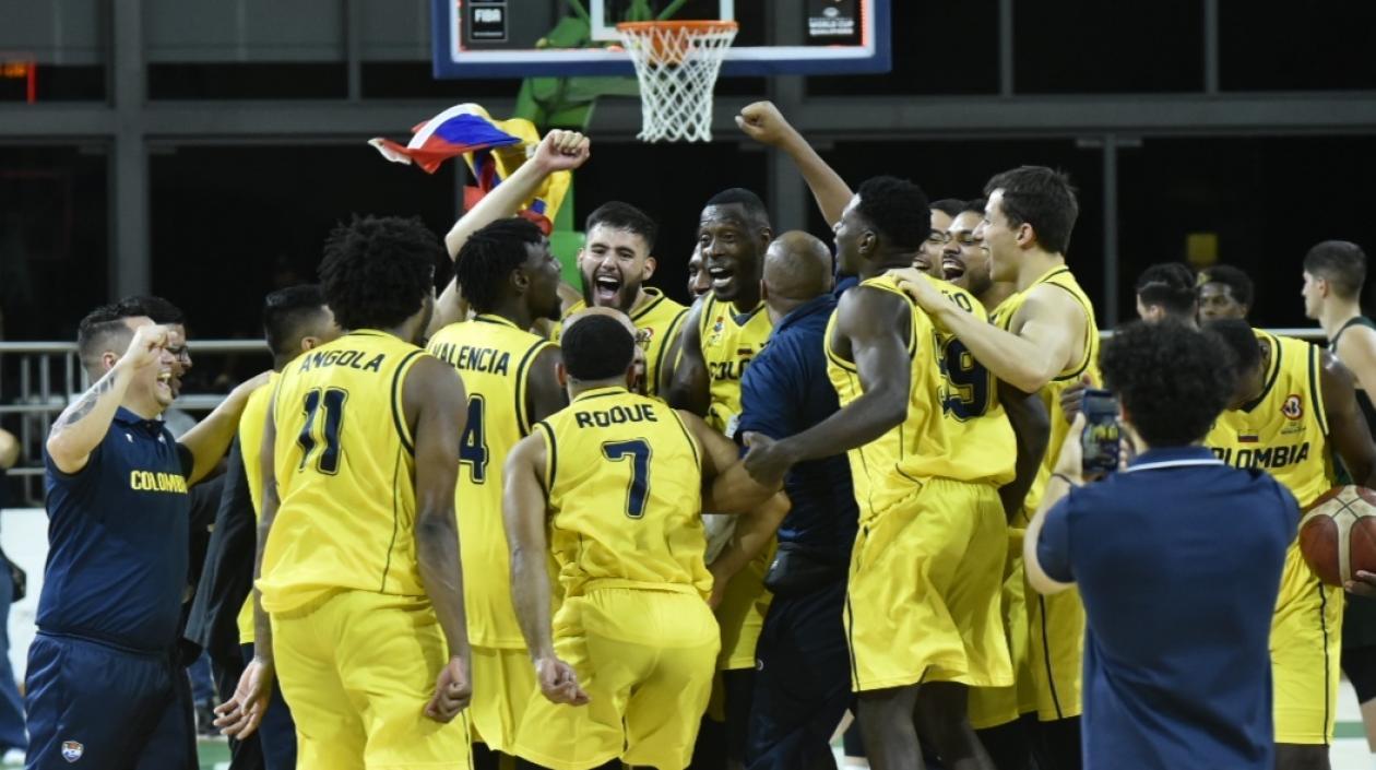 Colombia celebra la clasificación.