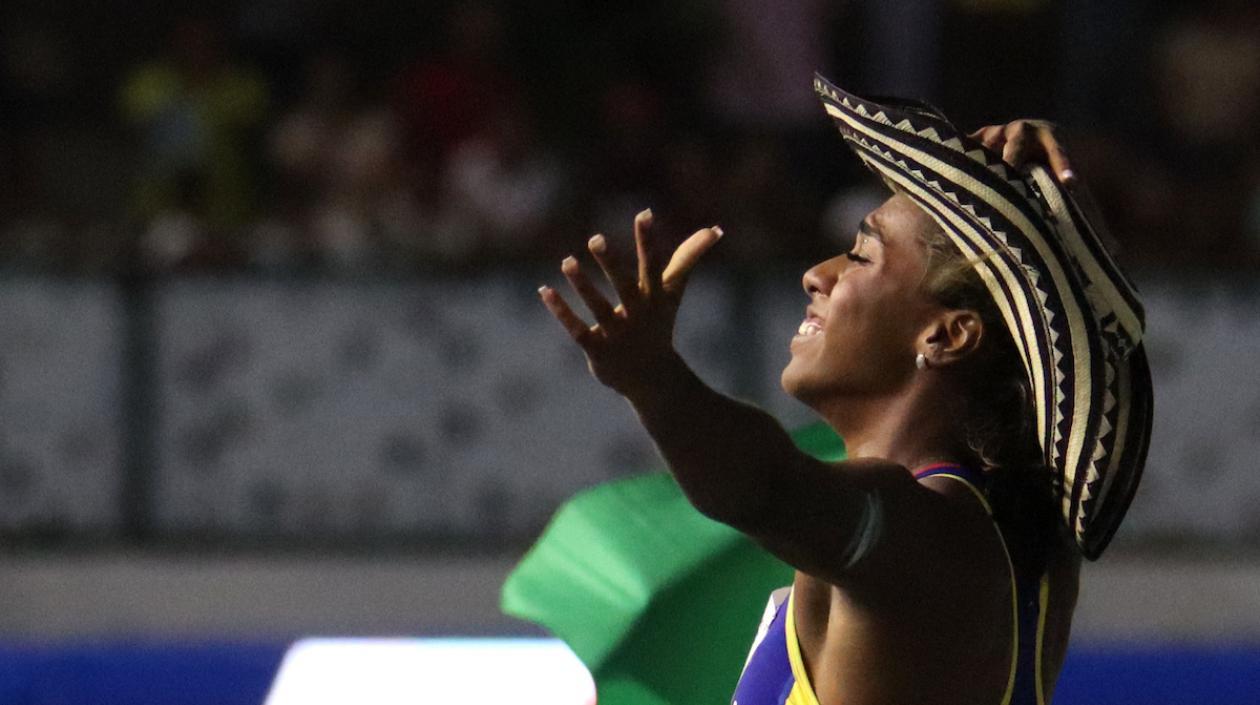 Natalia Linares, atleta valduparense. 