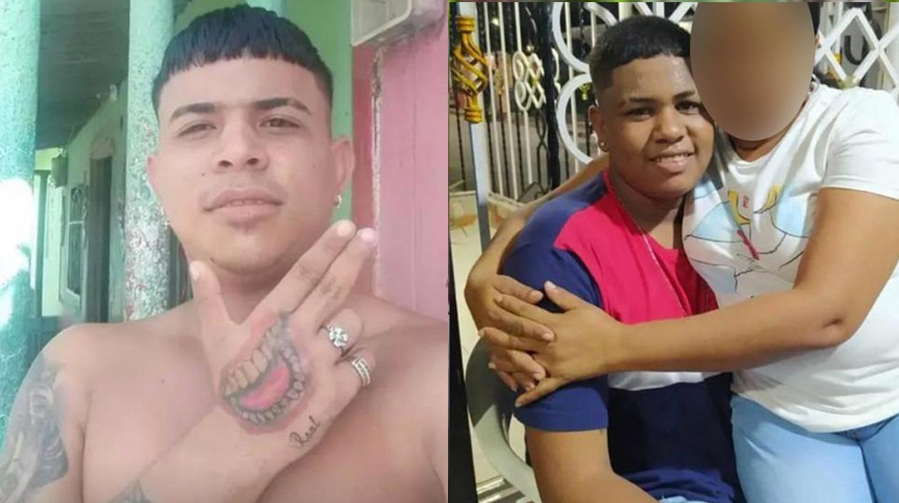 Jesús Daniel Chamie Cuentas y Samuel David Méndez Ramírez, dos de las víctimas mortales. 