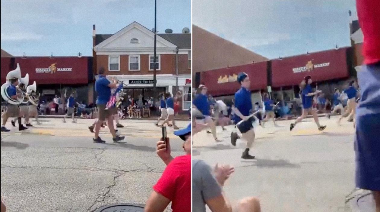 Imágenes del desfile.