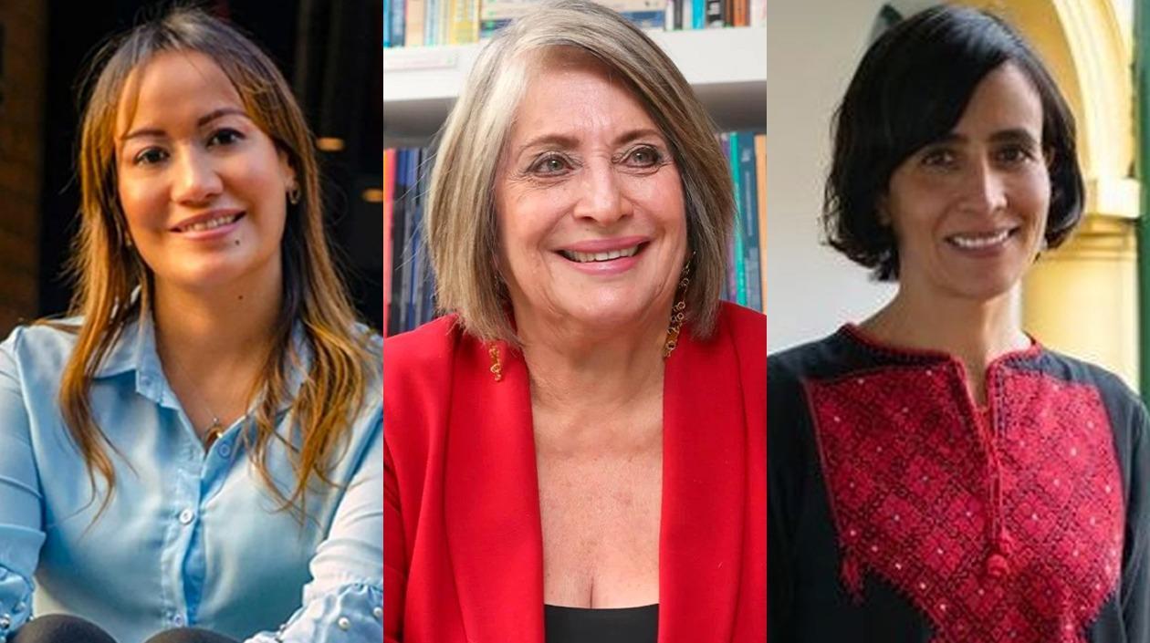 Carolina Corcho, Cecilia López Montaño y Susana Muhamad.