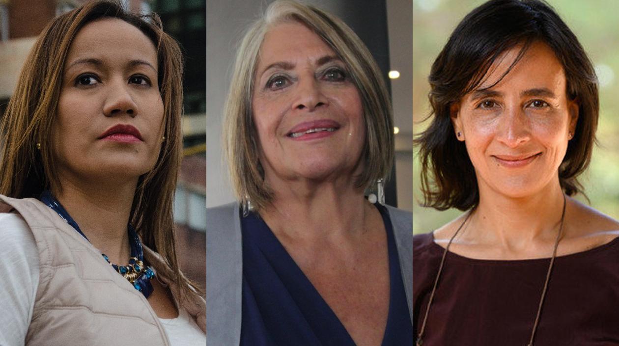 Carolina Corcho, Cecilia López Montaño y Susana Muhamad