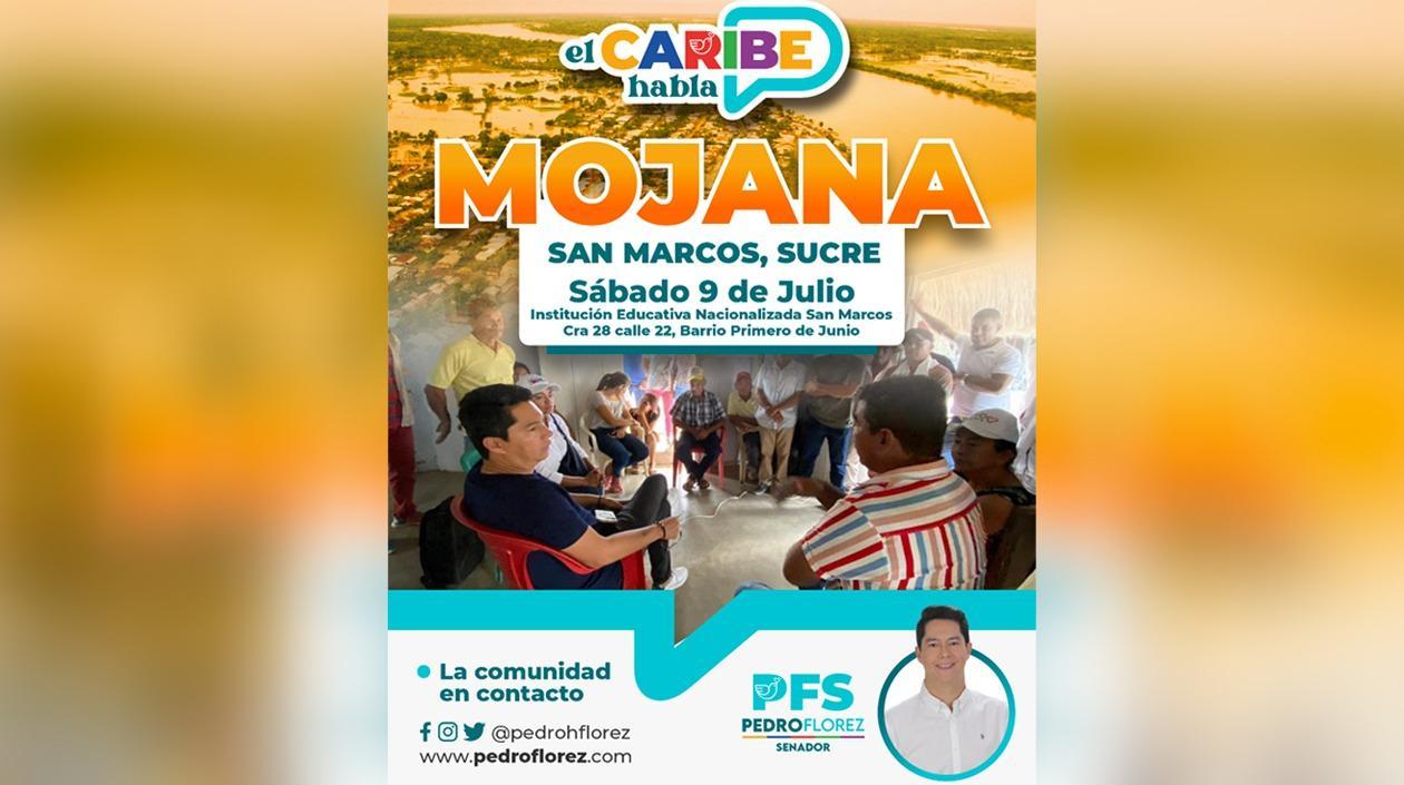 El programa ‘El Caribe habla’ se llevará a cabo este 9 de julio en la comunidad de la Mojana.
