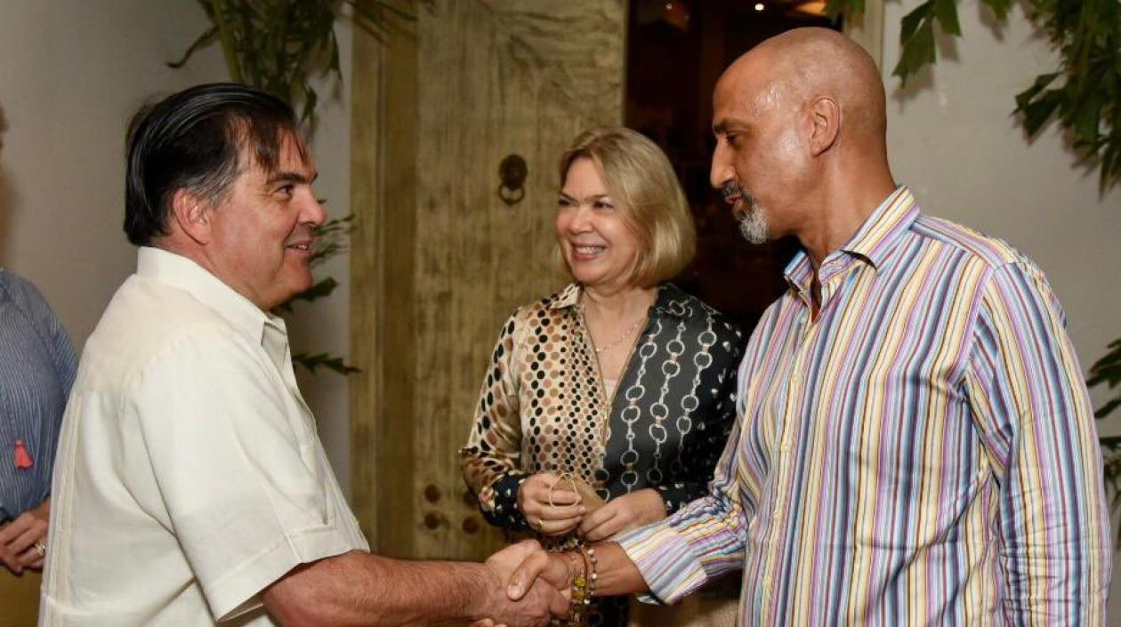 Francisco Palmieri, en Barranquilla con directivos de la Cámara de Comercio Colombo-Americana.