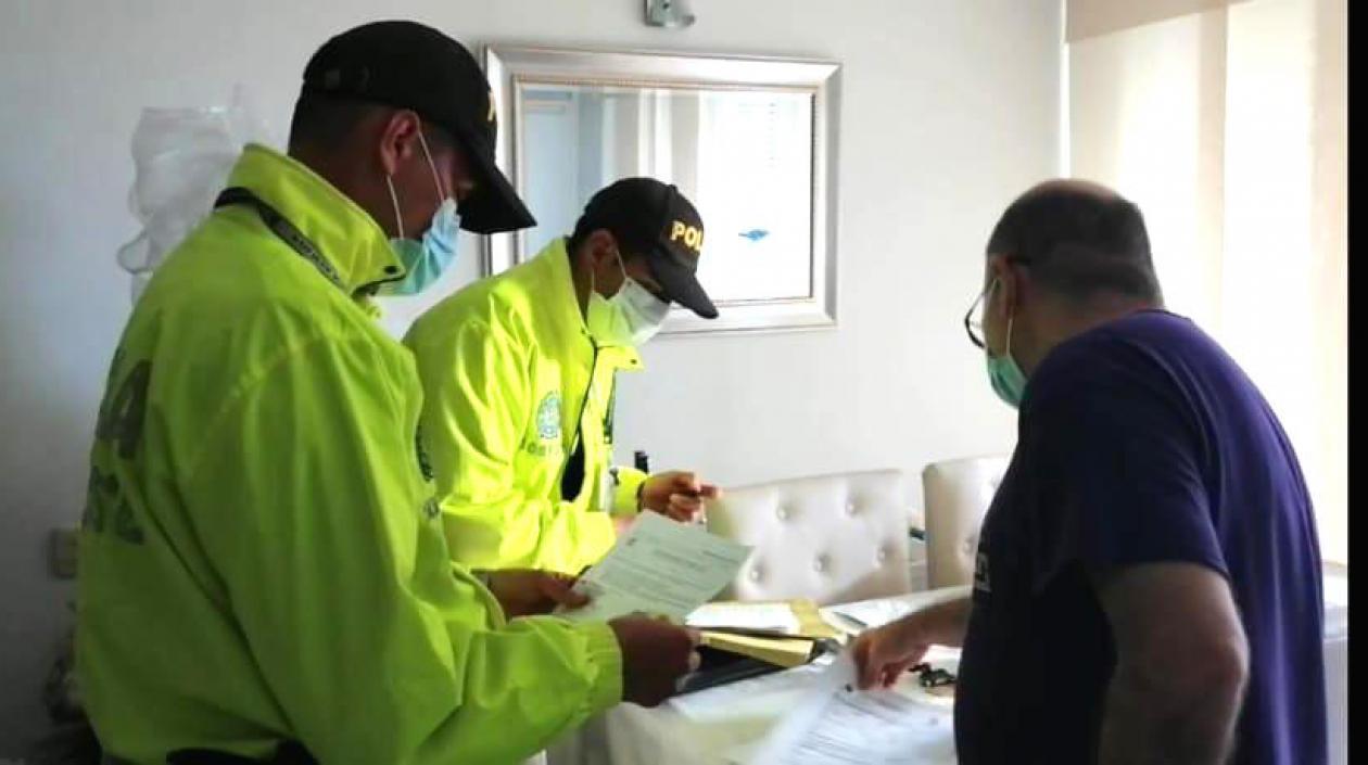 El Fiscal Gustavo Adolfo Orozco Pertuz  el día que fue capturado.