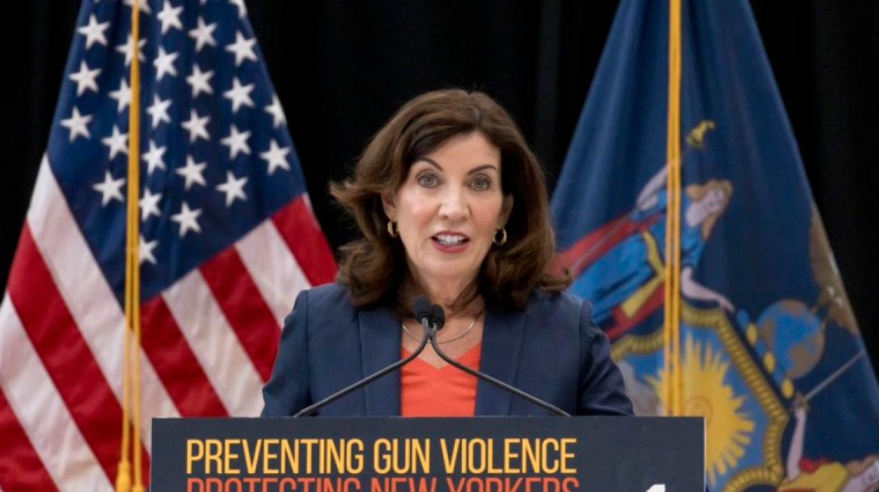 Gobernadora de Nueva York, Kathy Hochul, en una fotografía de archivo. 